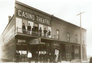 A two-story structure erected in 1890 housed a saloon