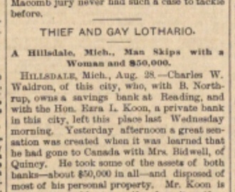 The drama began on August 28, 1888