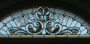 WBR3 A small stained glass window