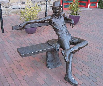 Statue of Dirty Dan Harris If you’re interested in Fairhaven, you’ve got to know about Dirty Dan